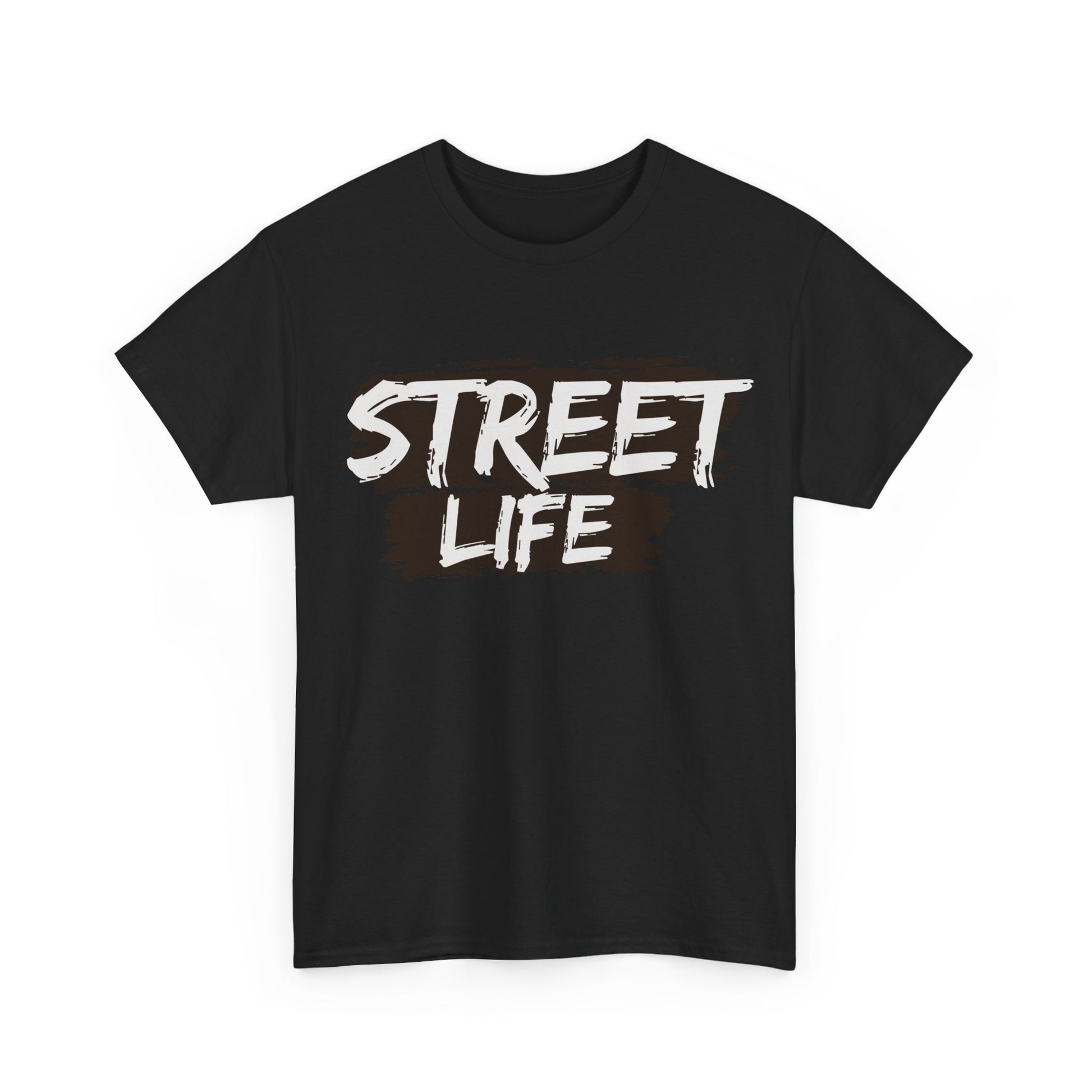 Street Life Unisex Heavy Cotton Tee, Casual Tee, Graphic T-Shirt, Streetwear, Gift for Urban Fashion Lovers