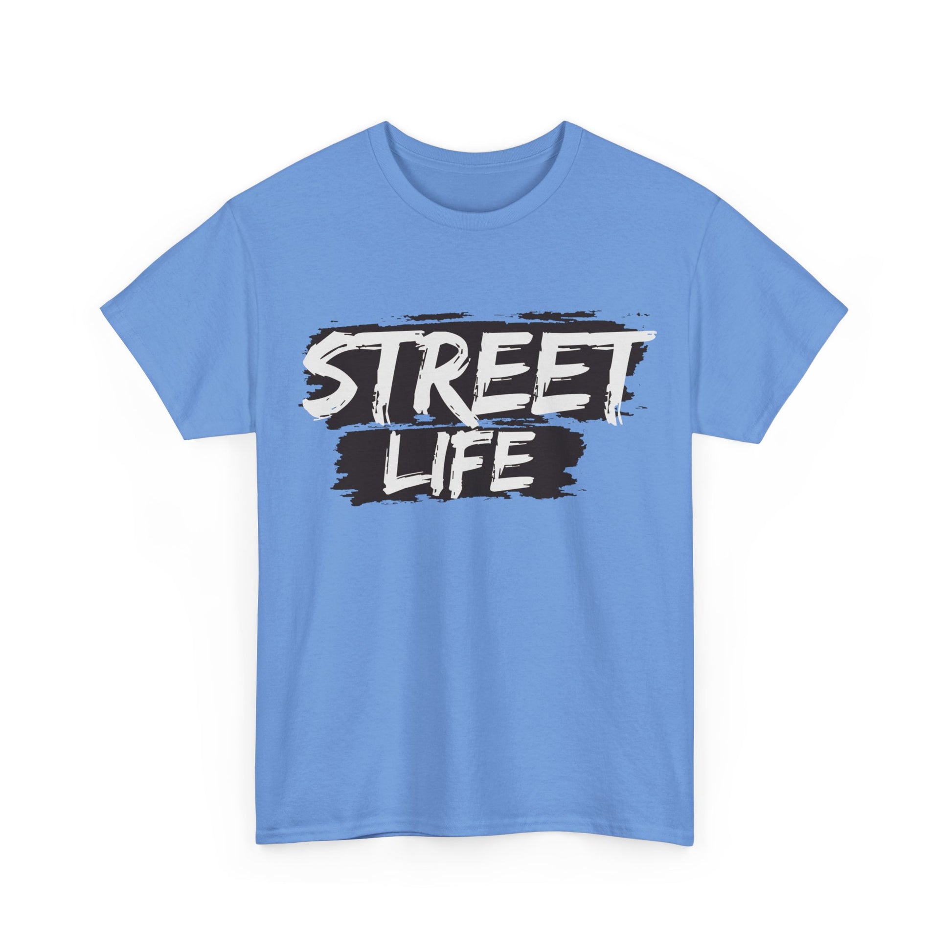 Street Life Unisex Heavy Cotton Tee, Casual Tee, Graphic T-Shirt, Streetwear, Gift for Urban Fashion Lovers