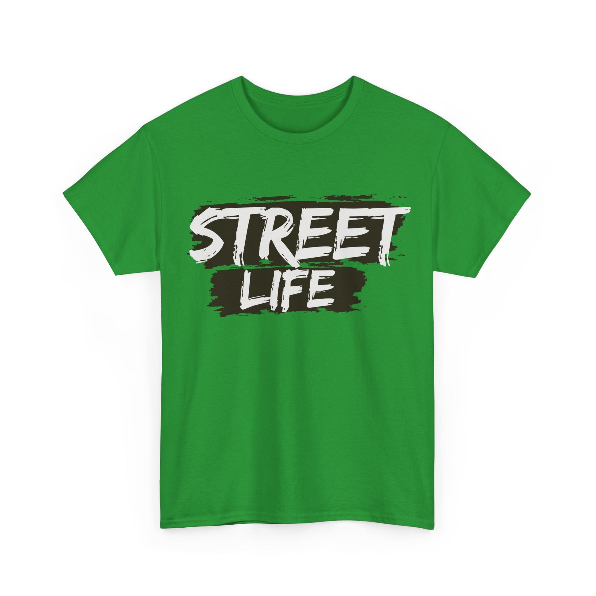 Street Life Unisex Heavy Cotton Tee, Casual Tee, Graphic T-Shirt, Streetwear, Gift for Urban Fashion Lovers