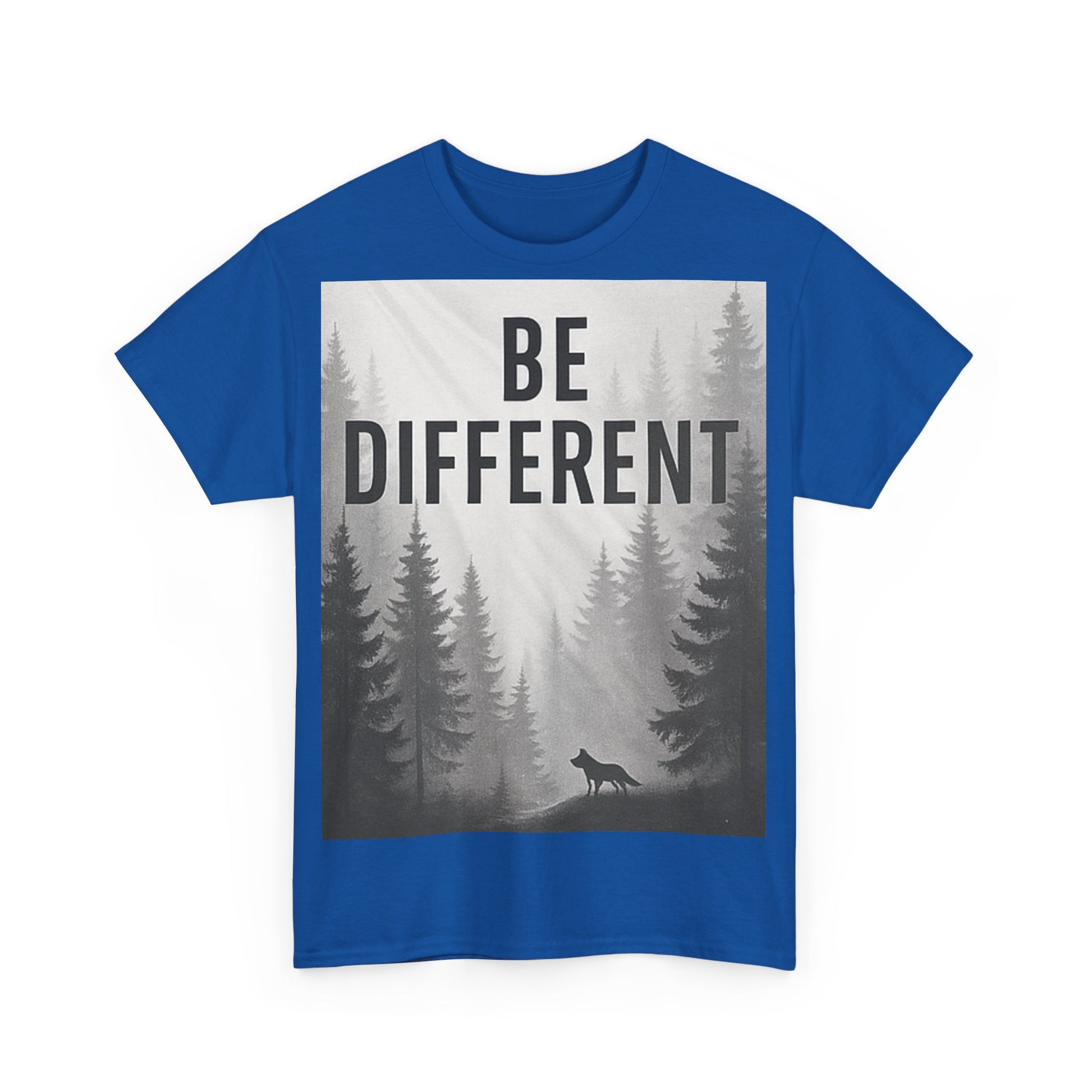 Unisex Cotton Tee - "Be Different" Inspirational T-Shirt, Motivational Gift, Casual Wear, Unique Style, Everyday Comfort