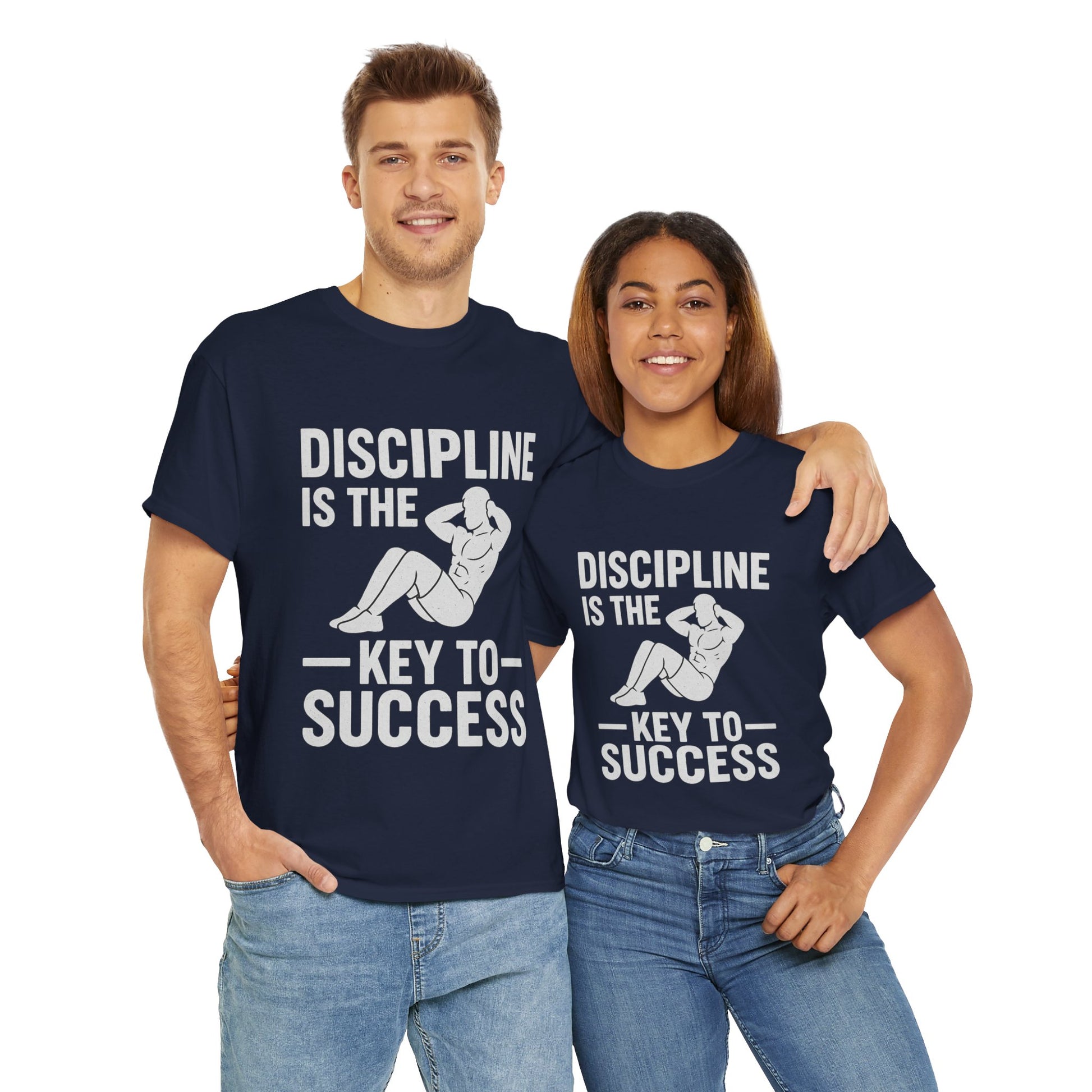 Unisex Heavy Cotton Tee: Discipline is the Key to Success - Motivational Tee, Workout Shirt, Gym Apparel, Inspirational Wear, Gift for [...]