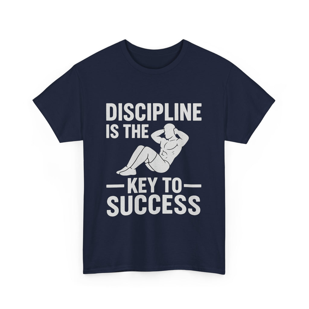 Unisex Heavy Cotton Tee: Discipline is the Key to Success - Motivational Tee, Workout Shirt, Gym Apparel, Inspirational Wear, Gift for [...]