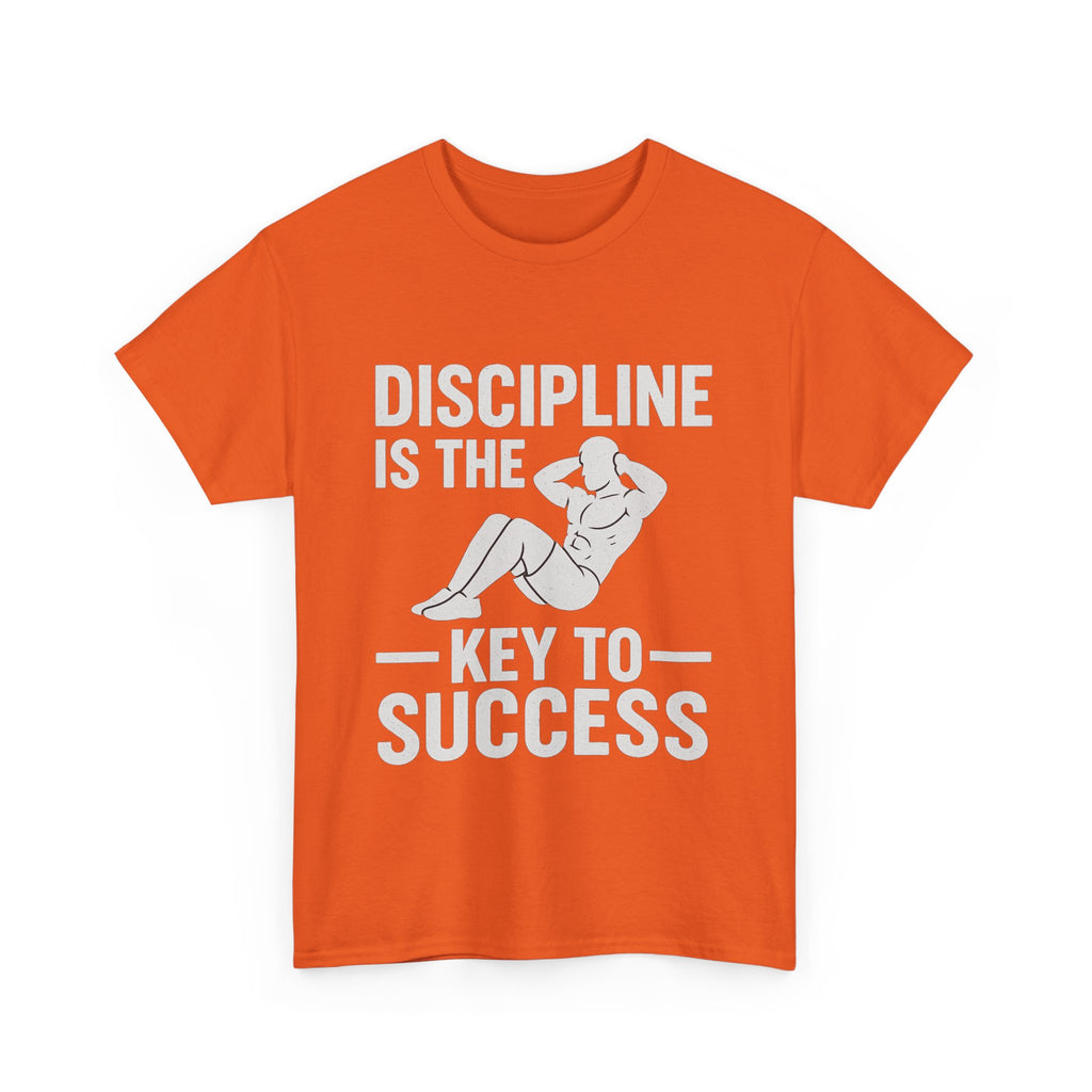 Unisex Heavy Cotton Tee: Discipline is the Key to Success - Motivational Tee, Workout Shirt, Gym Apparel, Inspirational Wear, Gift for [...]