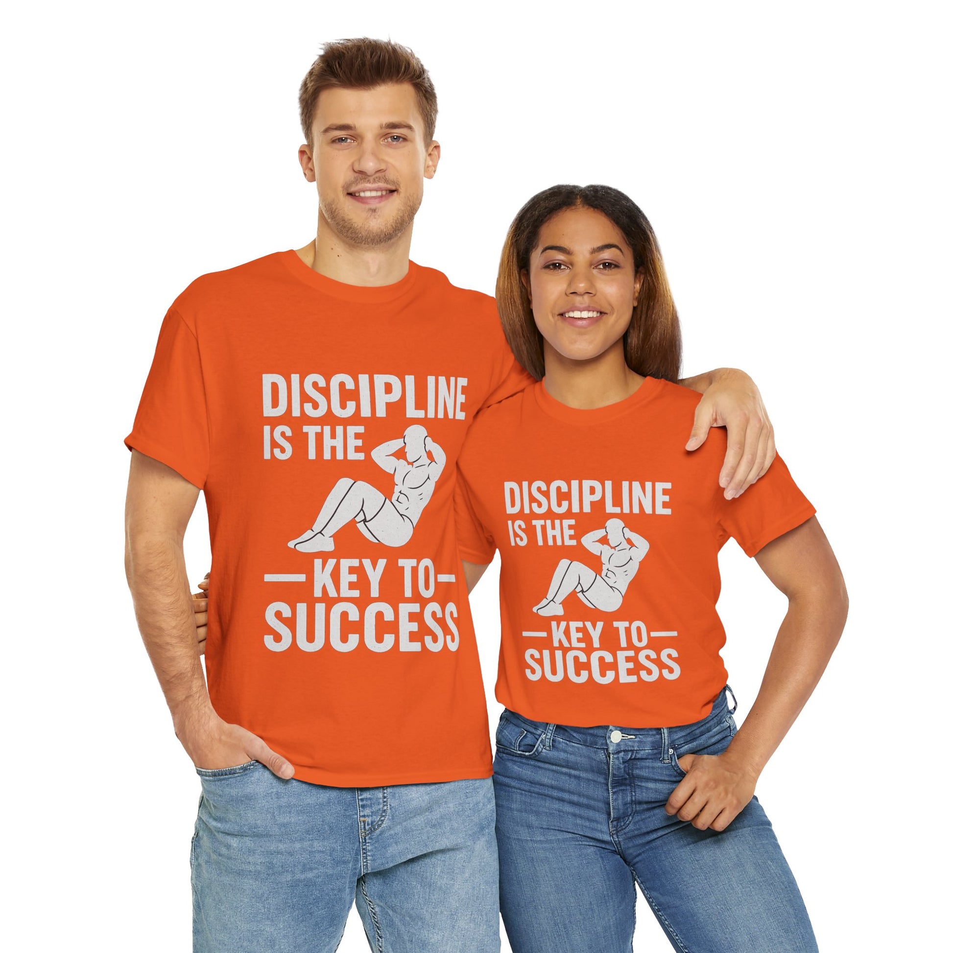 Unisex Heavy Cotton Tee: Discipline is the Key to Success - Motivational Tee, Workout Shirt, Gym Apparel, Inspirational Wear, Gift for [...]