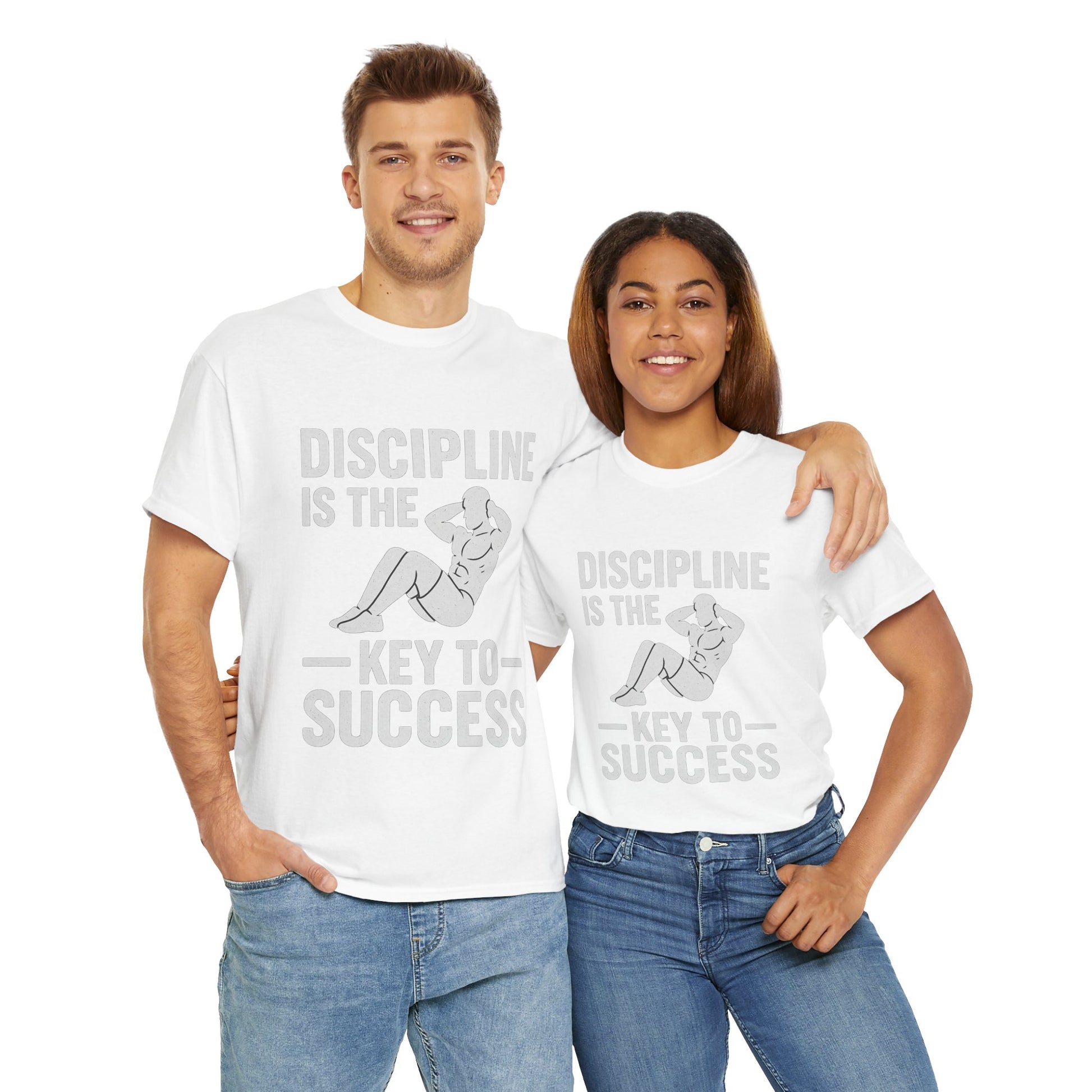 Unisex Heavy Cotton Tee: Discipline is the Key to Success - Motivational Tee, Workout Shirt, Gym Apparel, Inspirational Wear, Gift for [...]