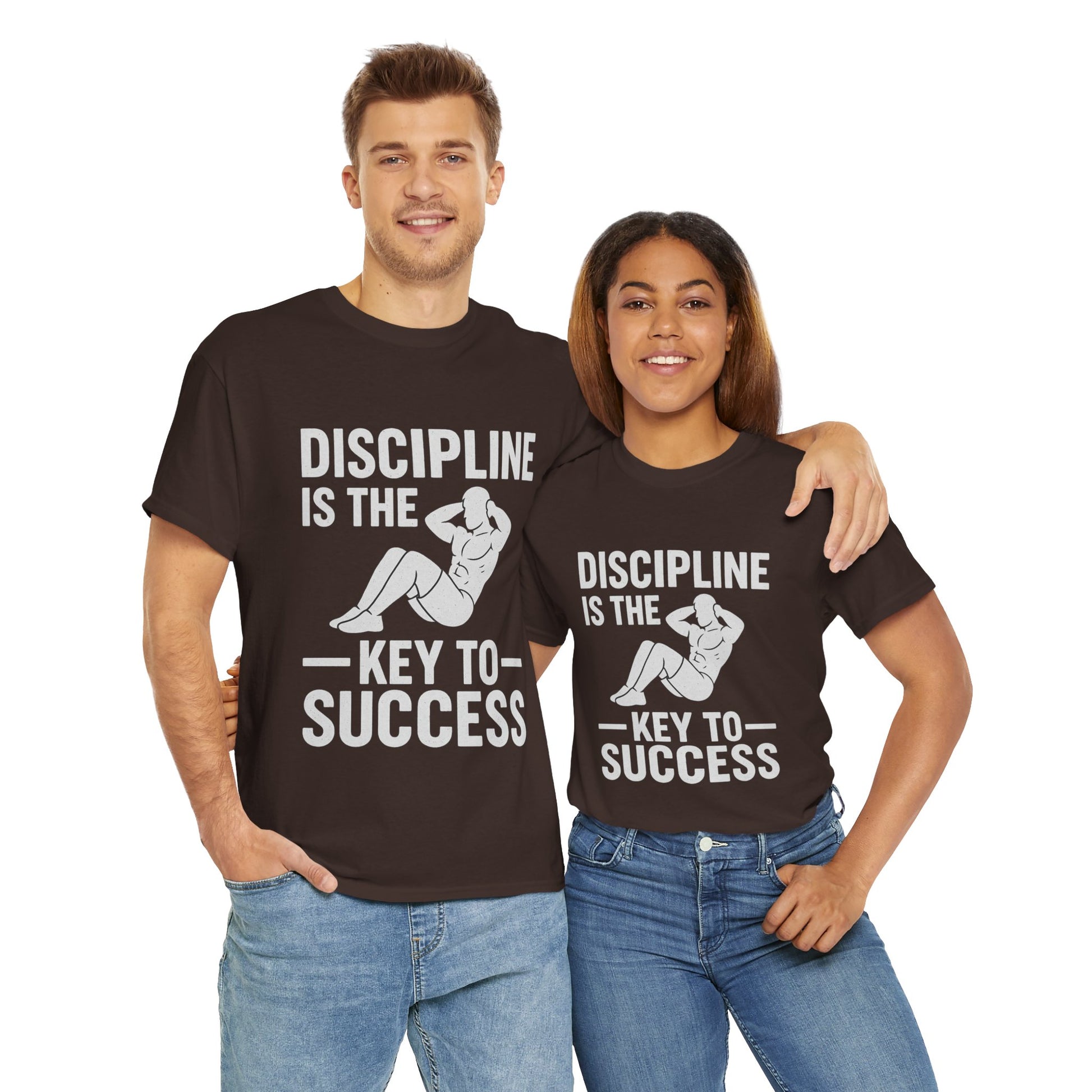 Unisex Heavy Cotton Tee: Discipline is the Key to Success - Motivational Tee, Workout Shirt, Gym Apparel, Inspirational Wear, Gift for [...]