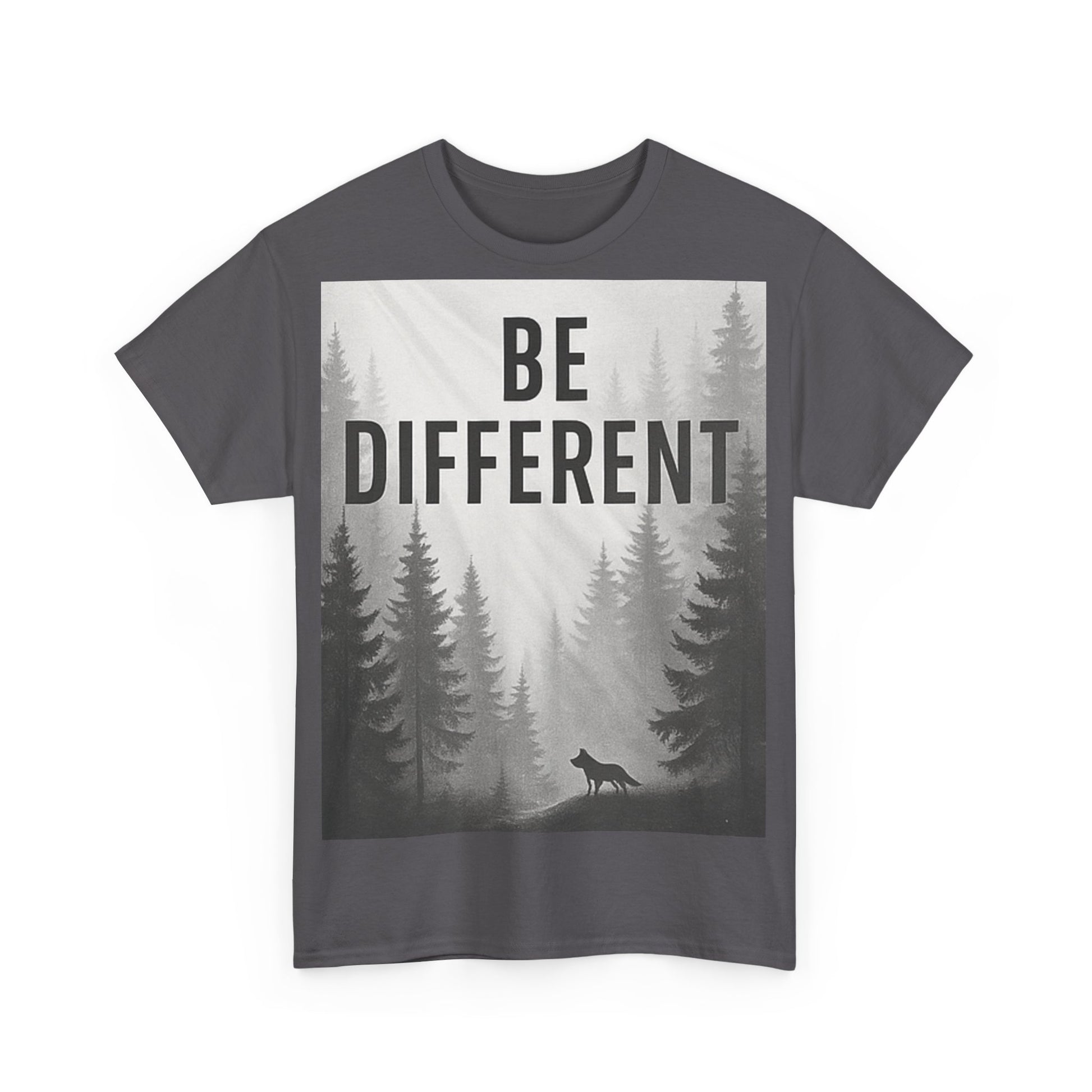 Unisex Cotton Tee - "Be Different" Inspirational T-Shirt, Motivational Gift, Casual Wear, Unique Style, Everyday Comfort