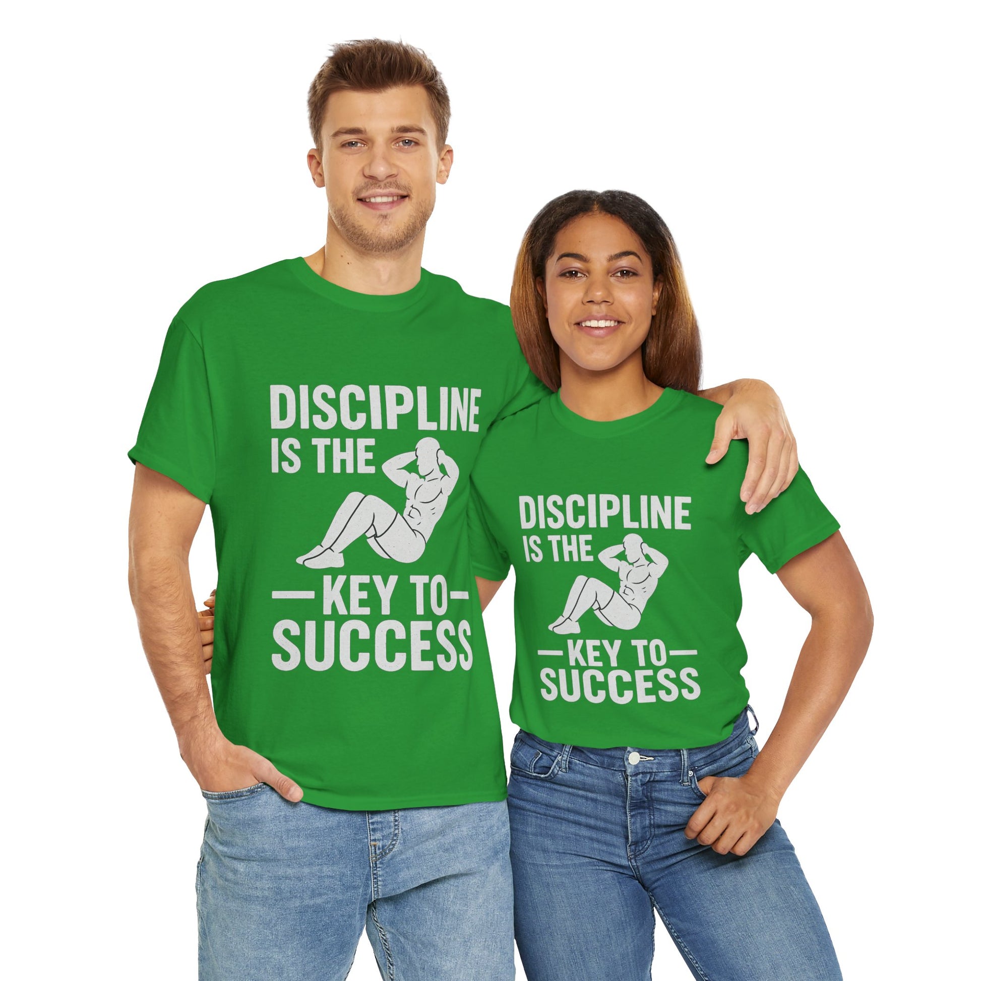 Unisex Heavy Cotton Tee: Discipline is the Key to Success - Motivational Tee, Workout Shirt, Gym Apparel, Inspirational Wear, Gift for [...]