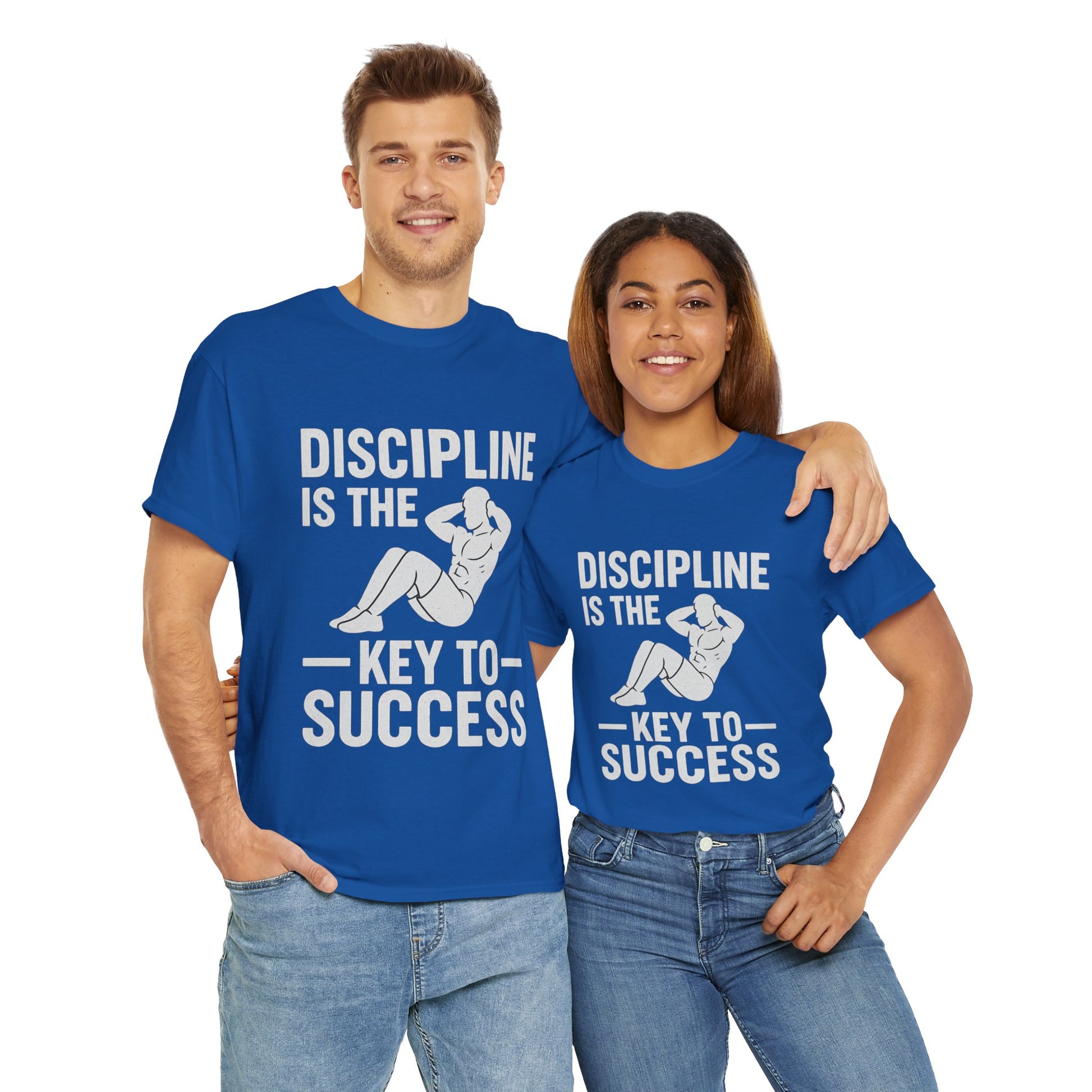 Unisex Heavy Cotton Tee: Discipline is the Key to Success - Motivational Tee, Workout Shirt, Gym Apparel, Inspirational Wear, Gift for [...]