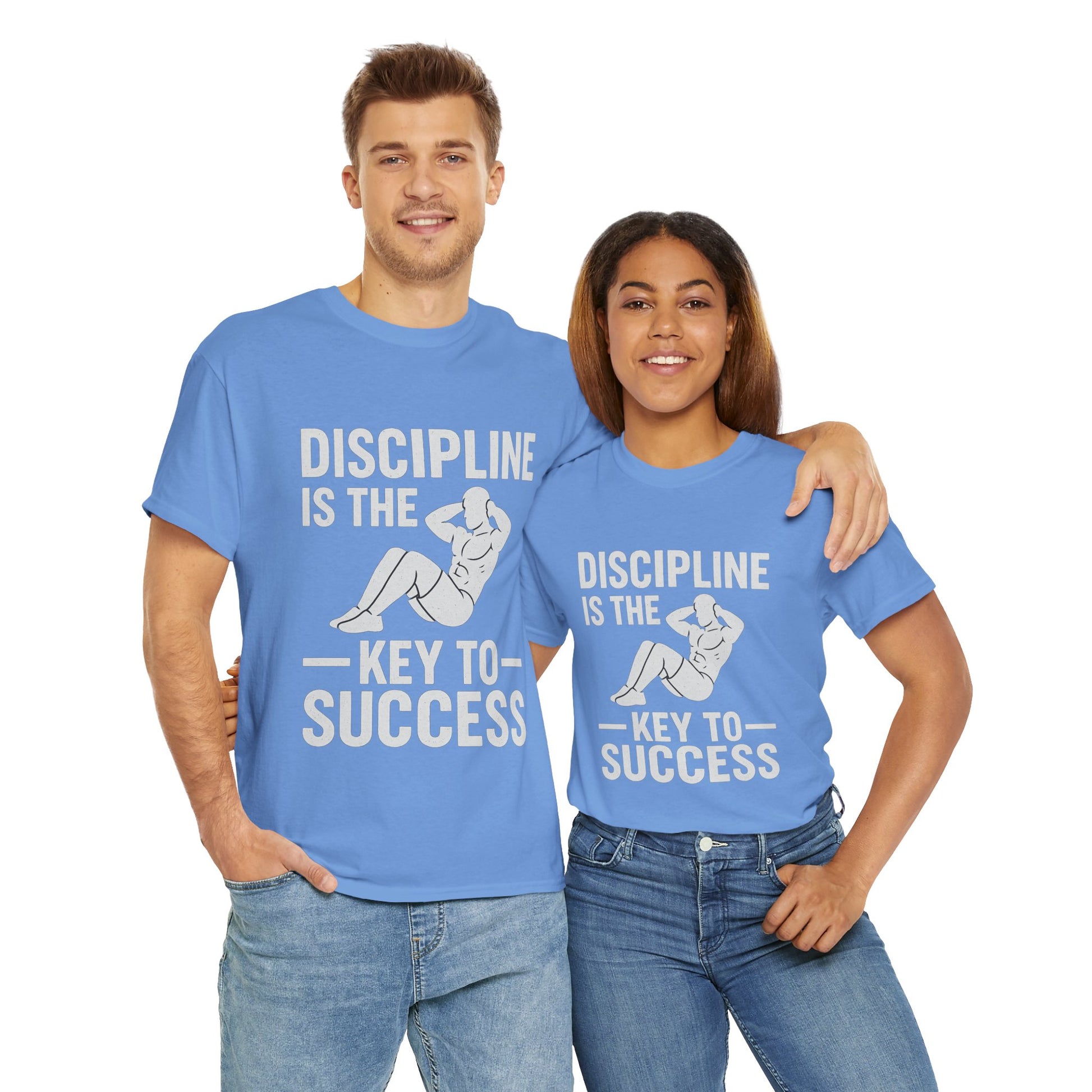 Unisex Heavy Cotton Tee: Discipline is the Key to Success - Motivational Tee, Workout Shirt, Gym Apparel, Inspirational Wear, Gift for [...]
