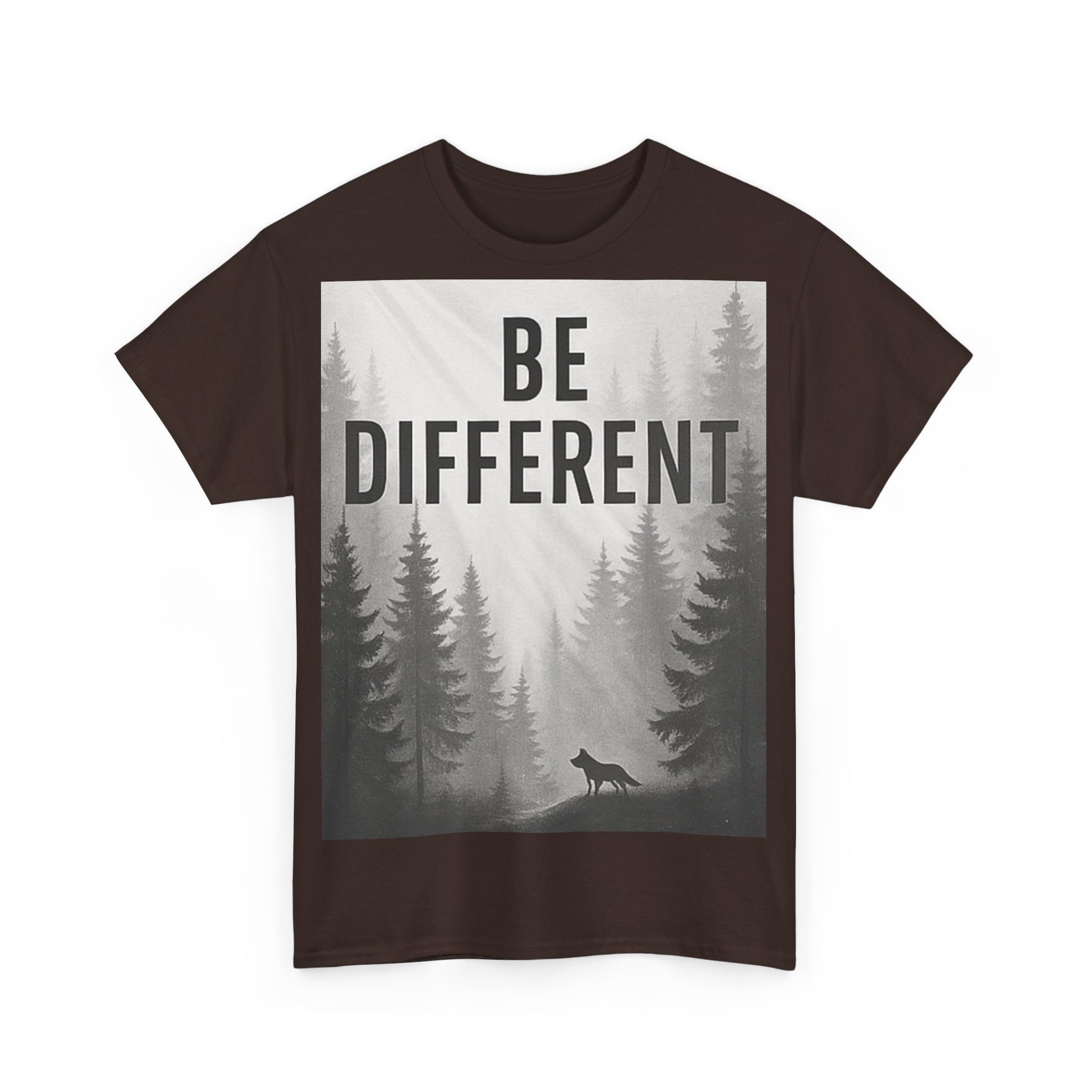 Unisex Cotton Tee - "Be Different" Inspirational T-Shirt, Motivational Gift, Casual Wear, Unique Style, Everyday Comfort