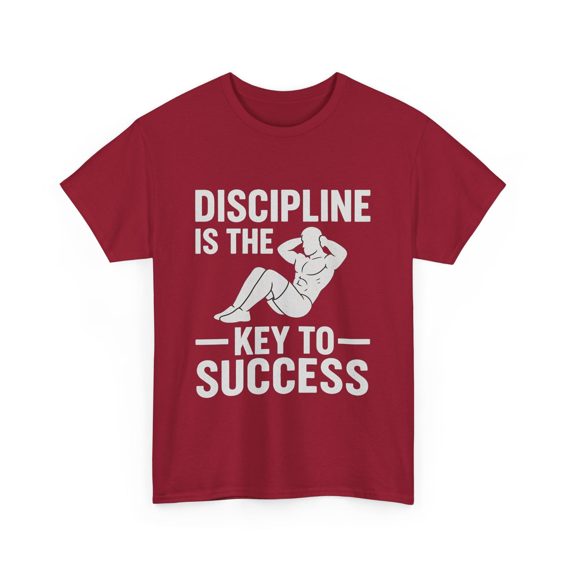 Unisex Heavy Cotton Tee: Discipline is the Key to Success - Motivational Tee, Workout Shirt, Gym Apparel, Inspirational Wear, Gift for [...]