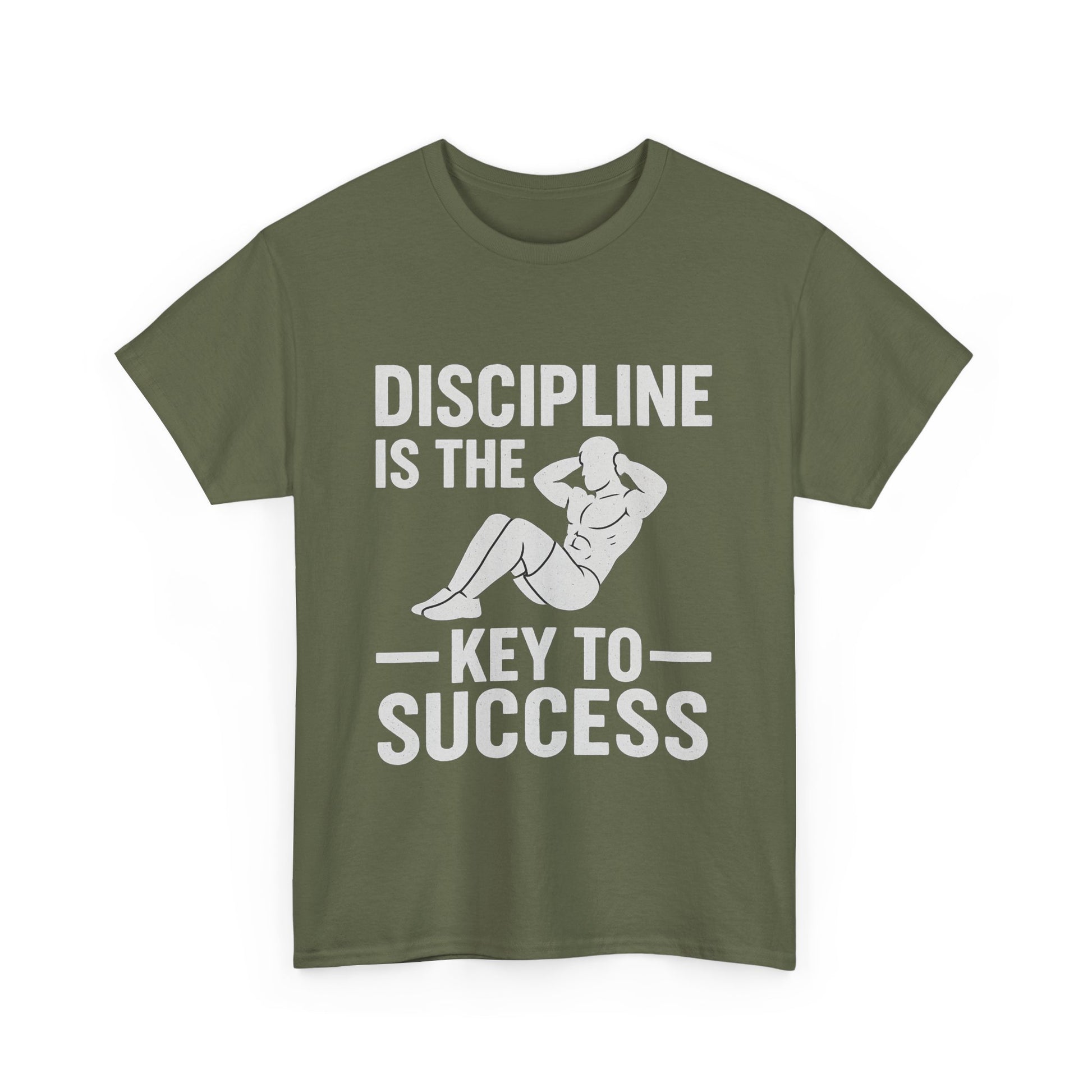 Unisex Heavy Cotton Tee: Discipline is the Key to Success - Motivational Tee, Workout Shirt, Gym Apparel, Inspirational Wear, Gift for [...]