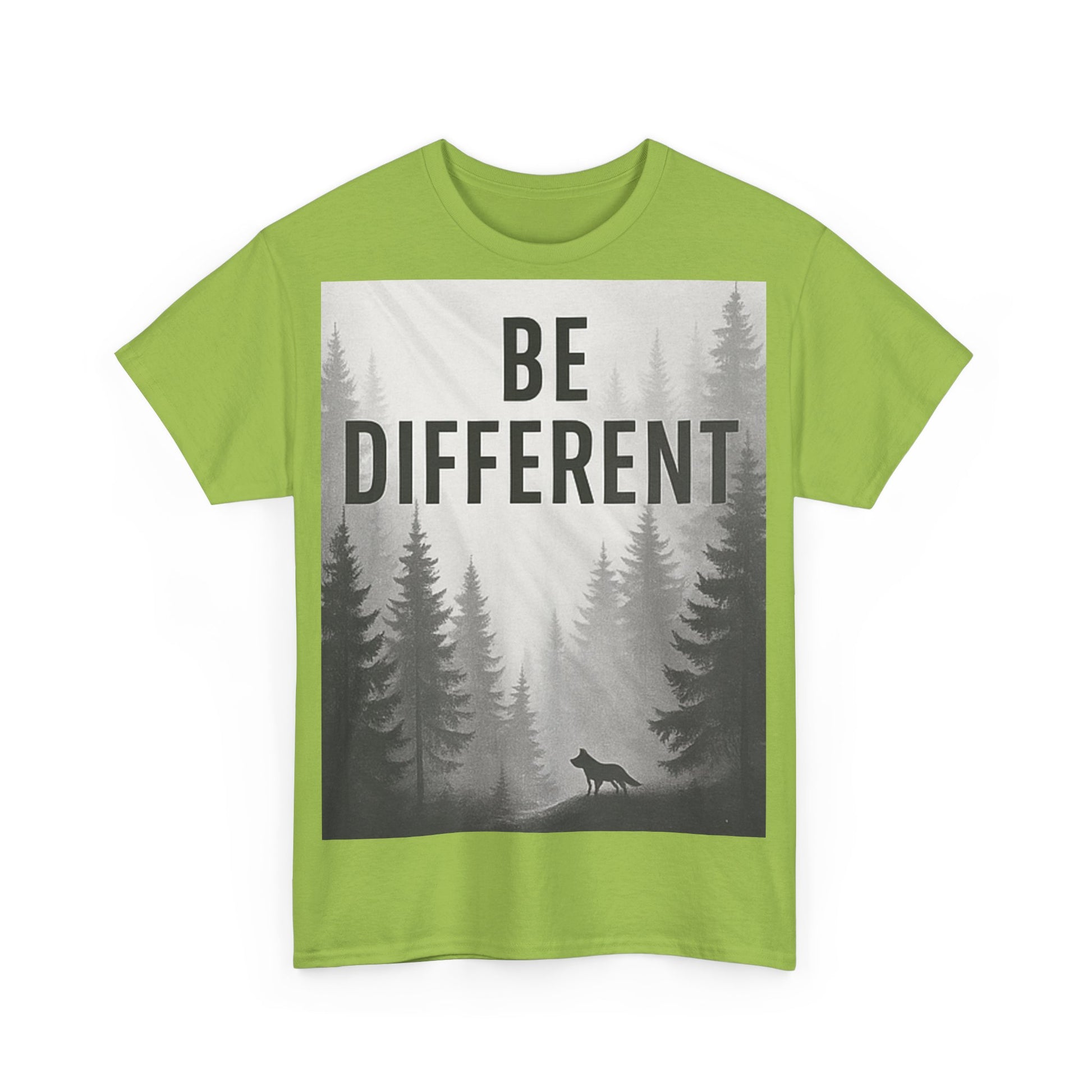 Unisex Cotton Tee - "Be Different" Inspirational T-Shirt, Motivational Gift, Casual Wear, Unique Style, Everyday Comfort
