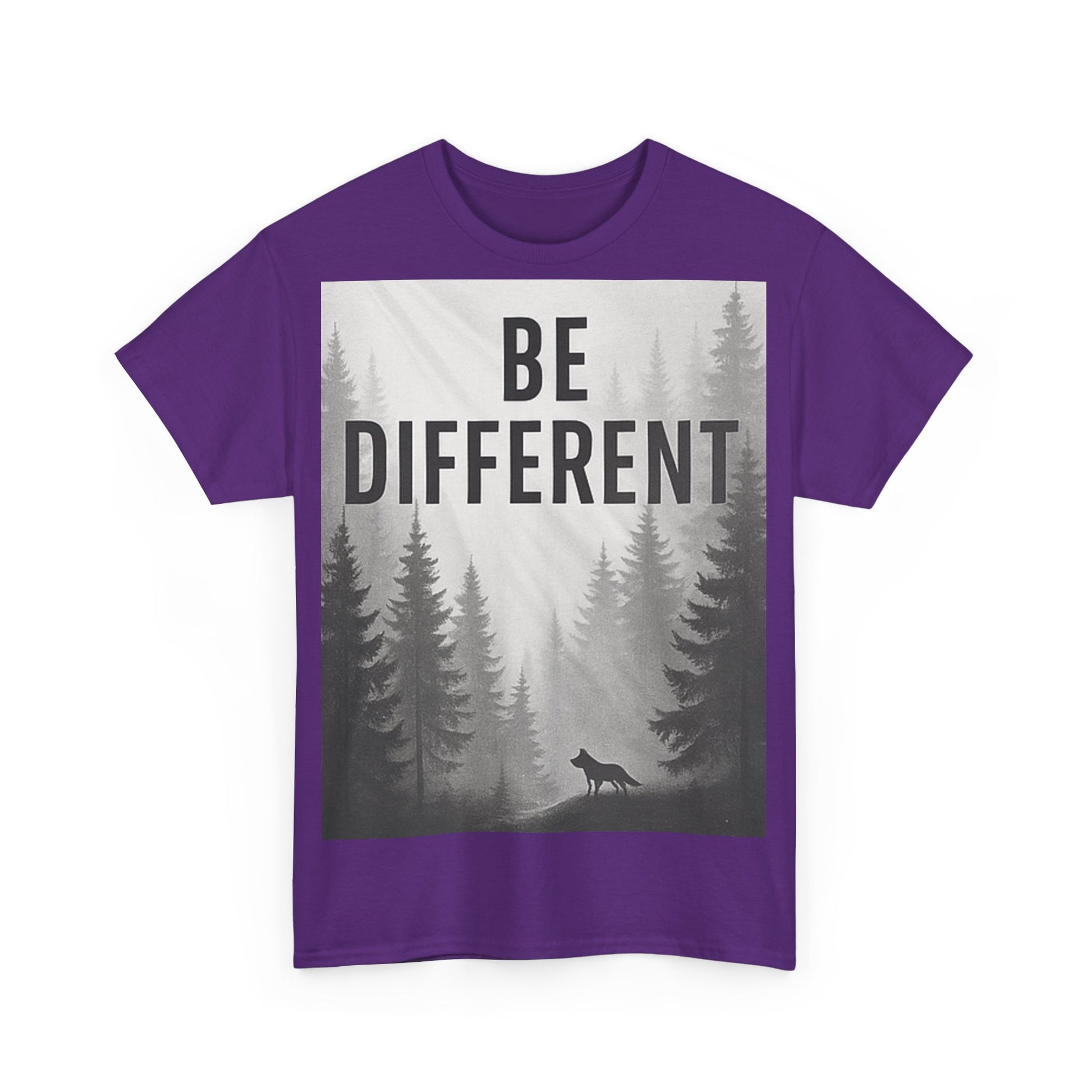 Unisex Cotton Tee - "Be Different" Inspirational T-Shirt, Motivational Gift, Casual Wear, Unique Style, Everyday Comfort