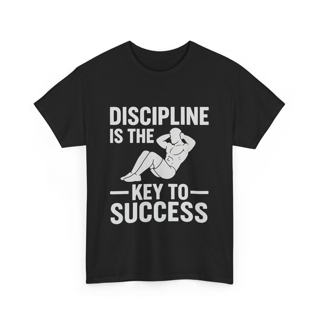 Unisex Heavy Cotton Tee: Discipline is the Key to Success - Motivational Tee, Workout Shirt, Gym Apparel, Inspirational Wear, Gift for [...]
