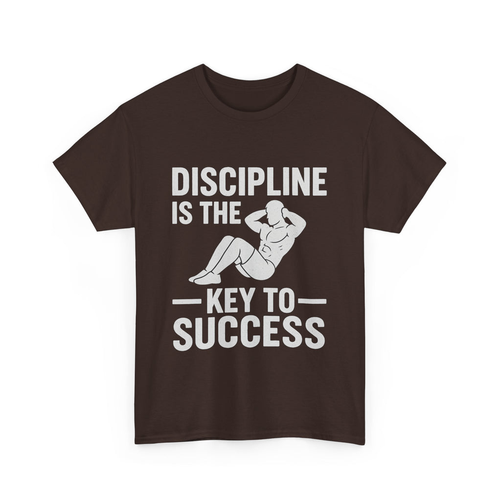 Unisex Heavy Cotton Tee: Discipline is the Key to Success - Motivational Tee, Workout Shirt, Gym Apparel, Inspirational Wear, Gift for [...]