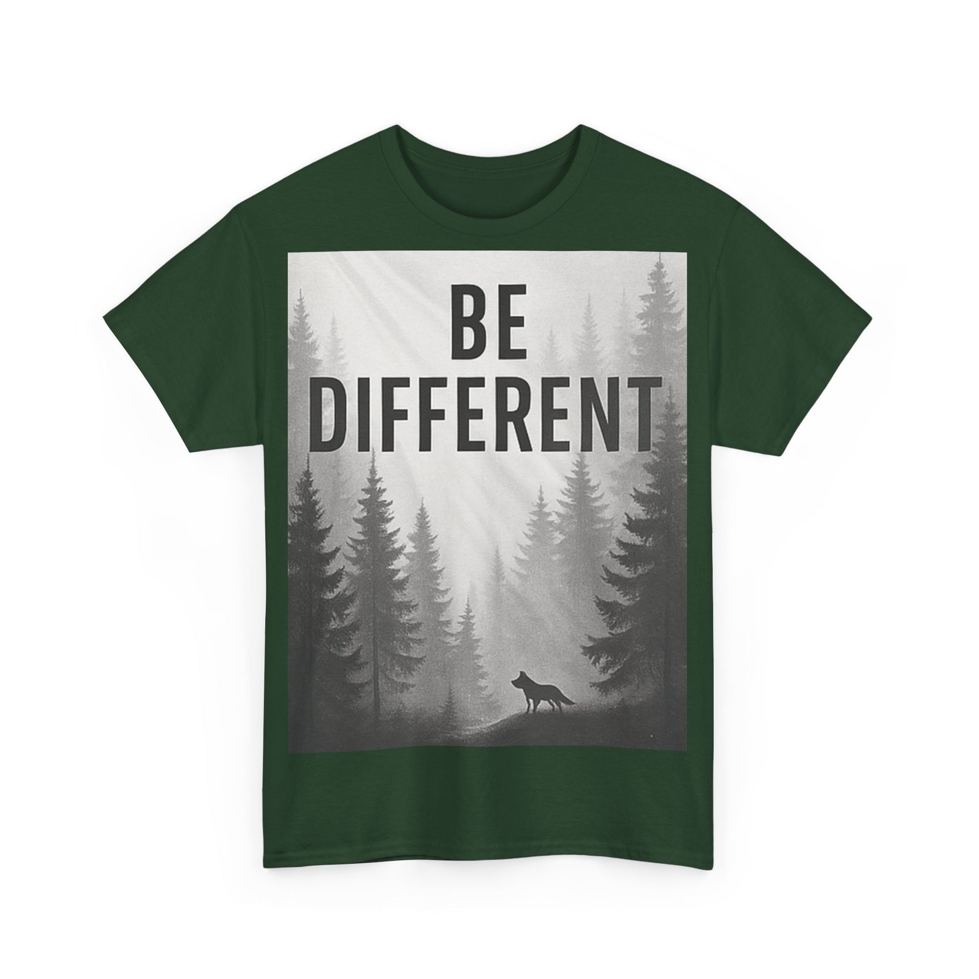Unisex Cotton Tee - "Be Different" Inspirational T-Shirt, Motivational Gift, Casual Wear, Unique Style, Everyday Comfort