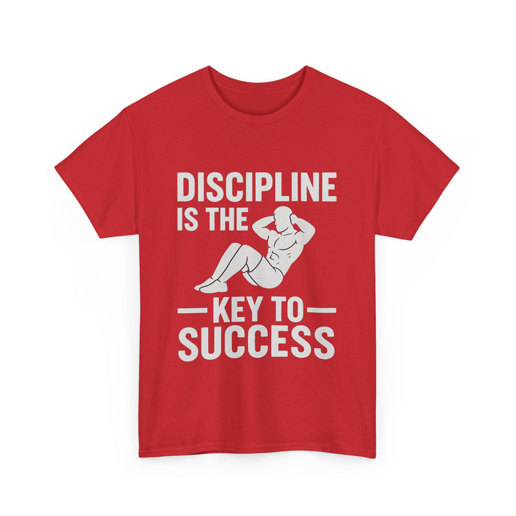 Unisex Heavy Cotton Tee: Discipline is the Key to Success - Motivational Tee, Workout Shirt, Gym Apparel, Inspirational Wear, Gift for [...]