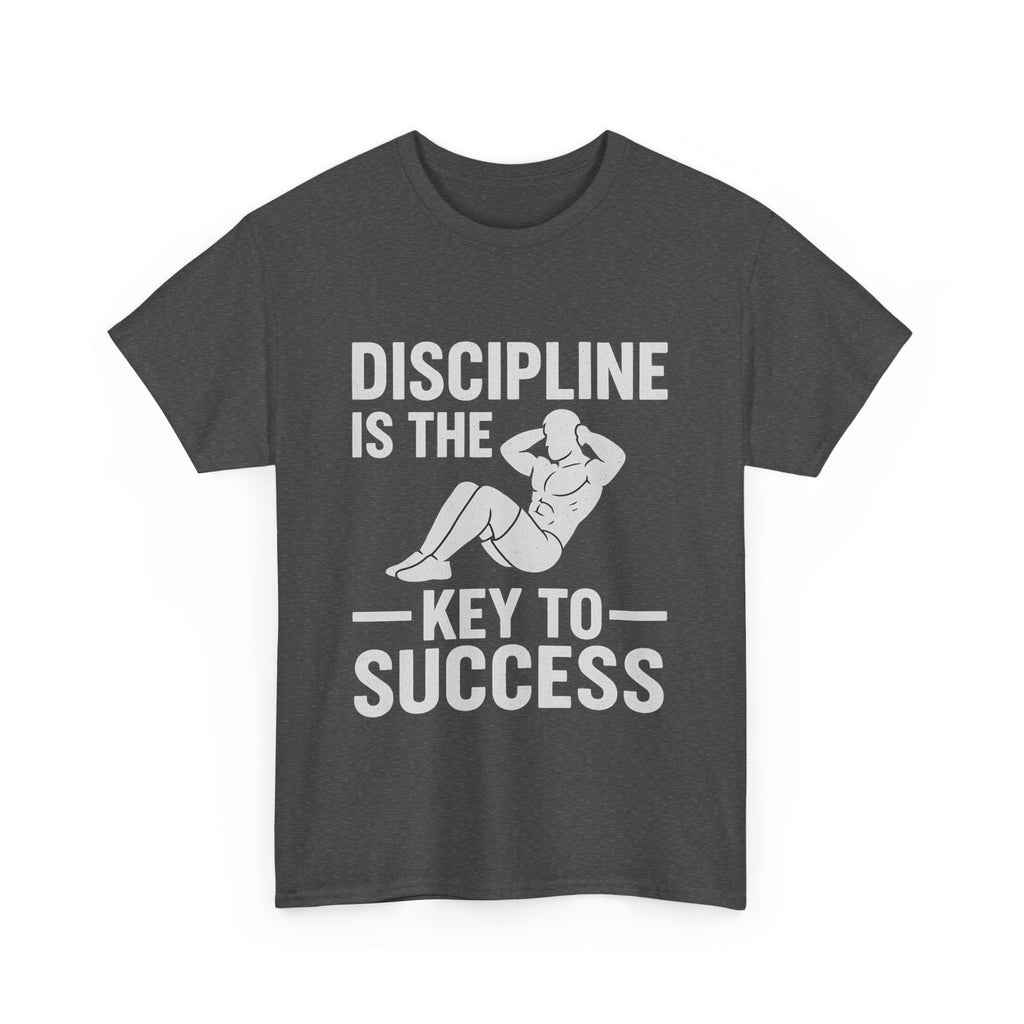 Unisex Heavy Cotton Tee: Discipline is the Key to Success - Motivational Tee, Workout Shirt, Gym Apparel, Inspirational Wear, Gift for [...]