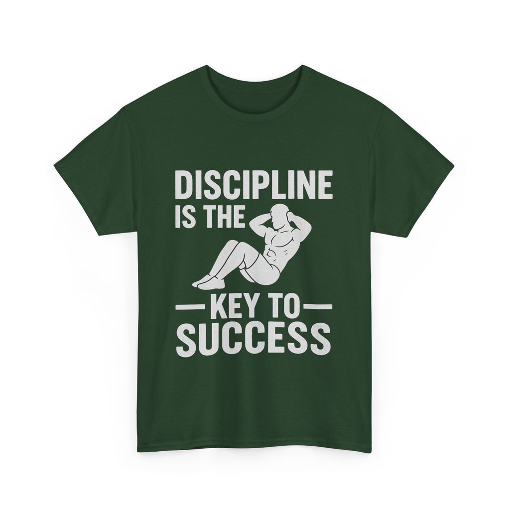 Unisex Heavy Cotton Tee: Discipline is the Key to Success - Motivational Tee, Workout Shirt, Gym Apparel, Inspirational Wear, Gift for [...]