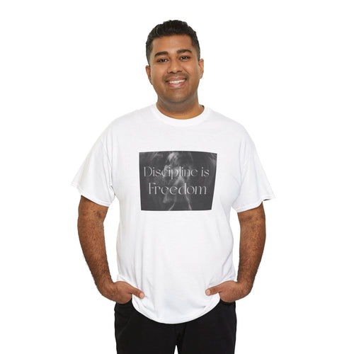 Freedom Inspired Unisex Heavy Cotton Tee, Motivational T-Shirt, Casual Wear, Gift for Friends, Freedom Design Shirt