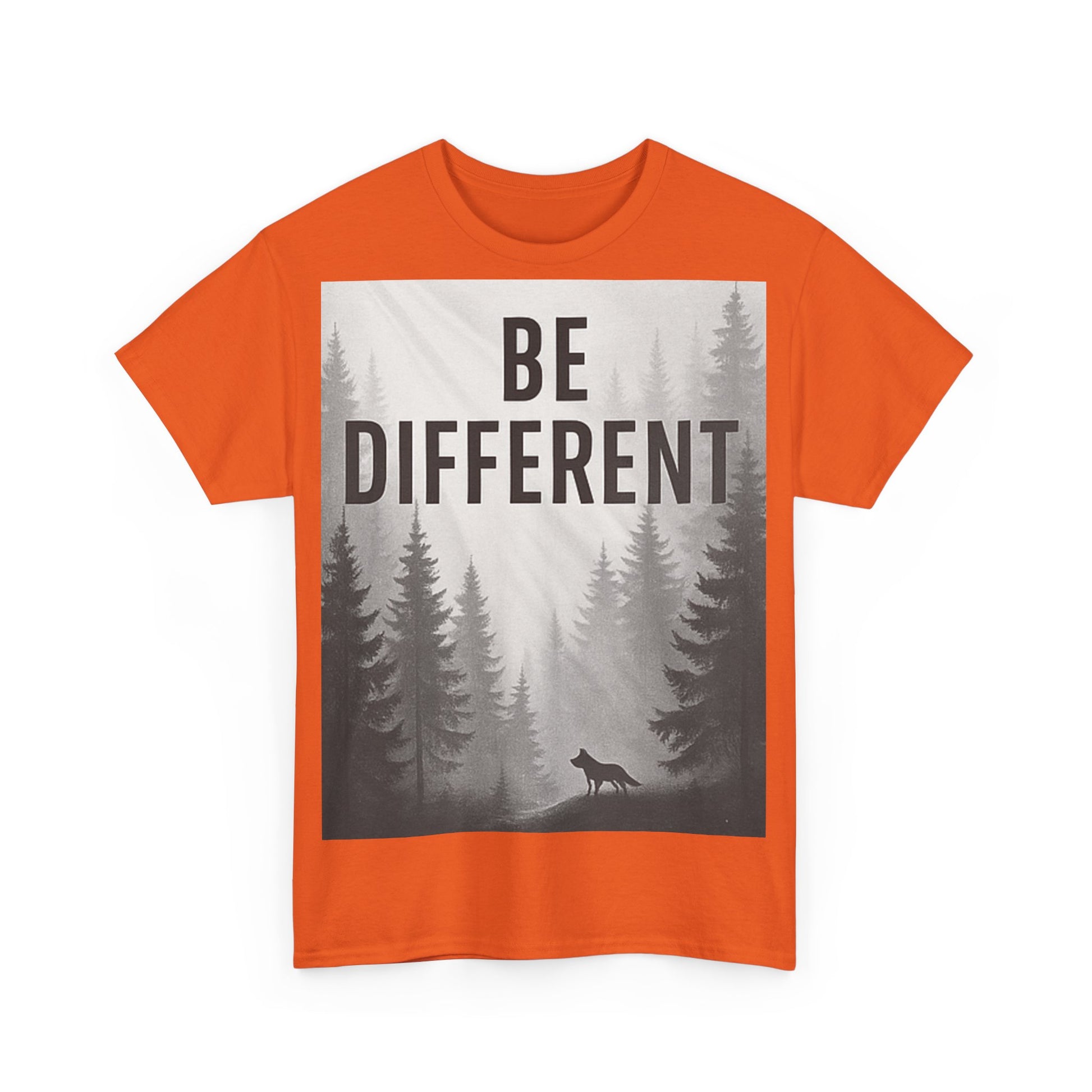 Unisex Cotton Tee - "Be Different" Inspirational T-Shirt, Motivational Gift, Casual Wear, Unique Style, Everyday Comfort